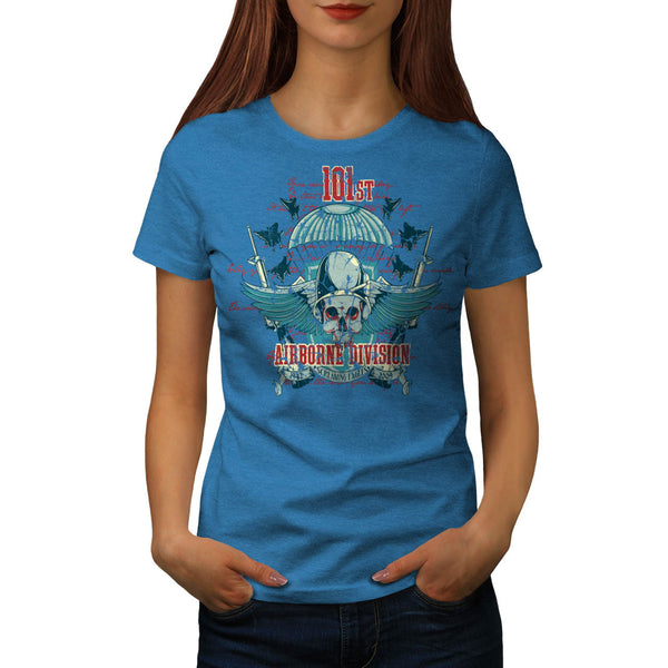 Airborne Division Fly Womens T-Shirt