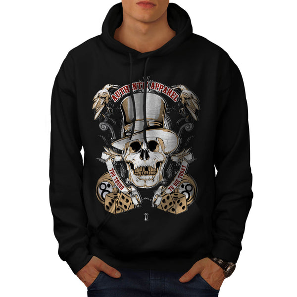 Authentic Dead Casino Mens Hoodie