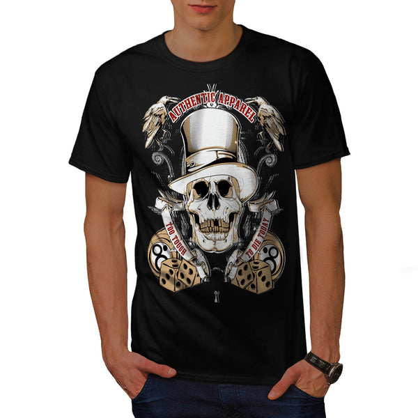 Authentic Dead Casino Mens T-Shirt