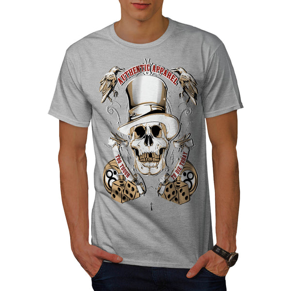 Authentic Dead Casino Mens T-Shirt