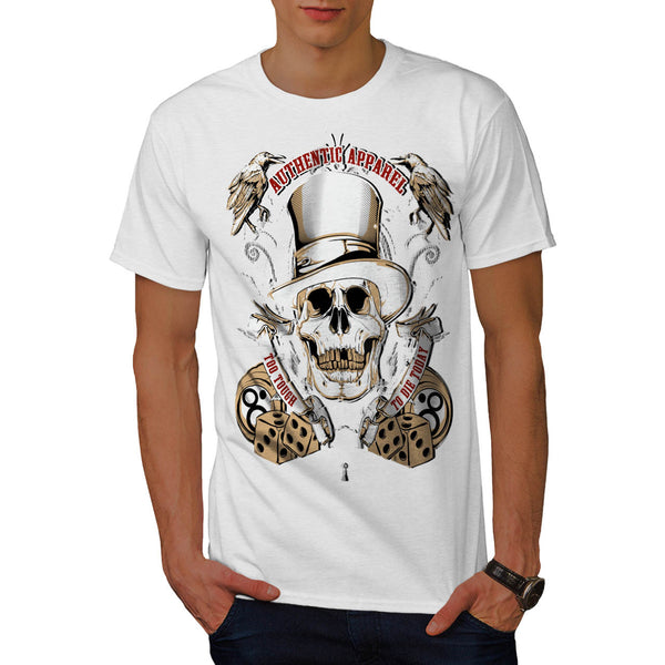 Authentic Dead Casino Mens T-Shirt