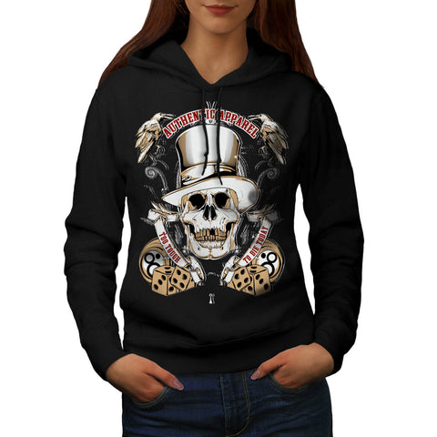 Authentic Dead Casino Womens Hoodie