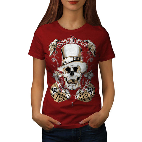 Authentic Dead Casino Womens T-Shirt