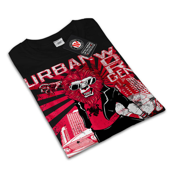 Urban Jungle Lion Claw Womens T-Shirt