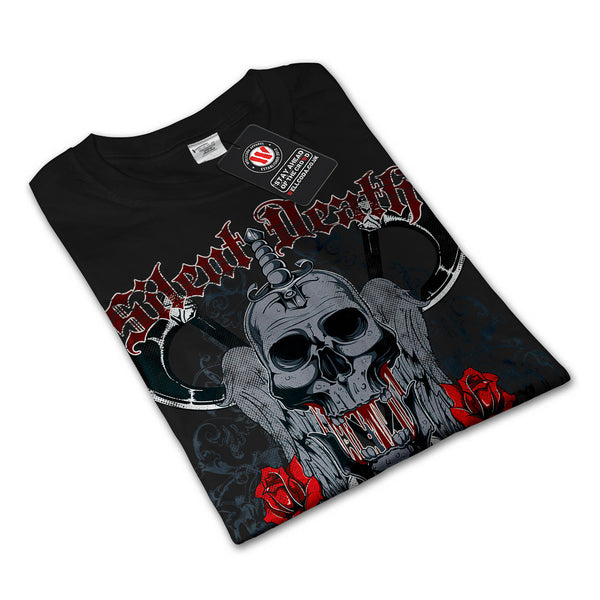 Silent Death Horror Mens Long Sleeve T-Shirt