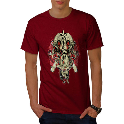 Blood And Roses Fear Mens T-Shirt