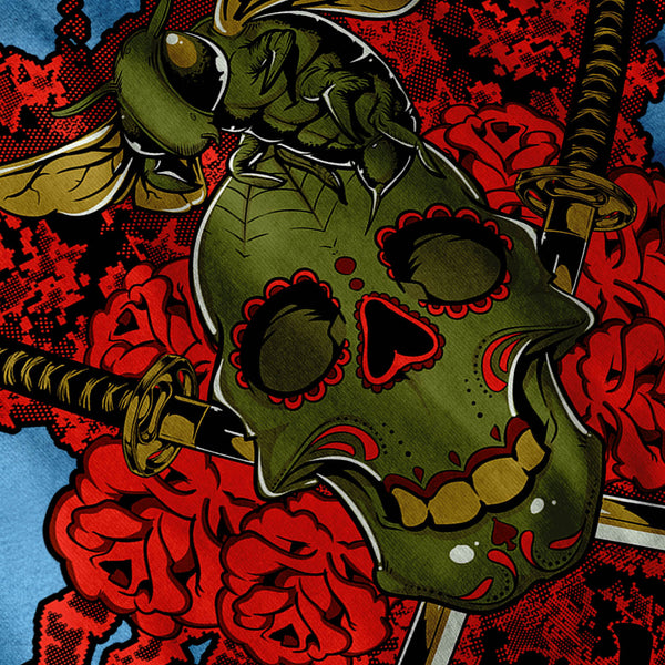 Killer Skull Wasp Bee Mens T-Shirt