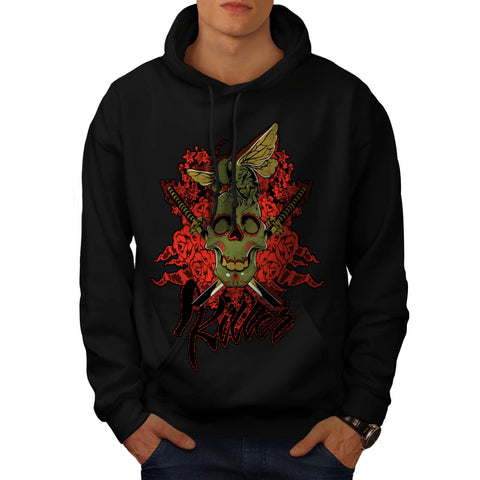 Killer Skull Wasp Bee Mens Hoodie