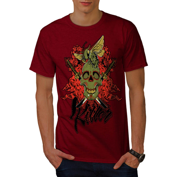 Killer Skull Wasp Bee Mens T-Shirt