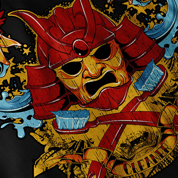 Teeth Cleaner Samurai Mens Long Sleeve T-Shirt
