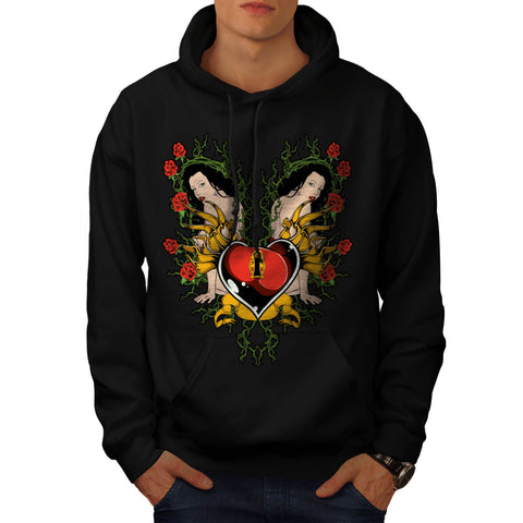 Key To My Heart Love Mens Hoodie