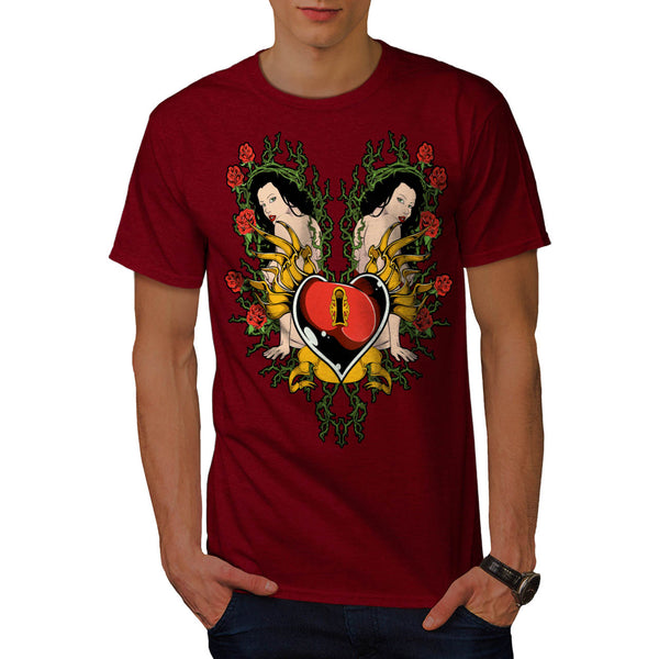 Key To My Heart Love Mens T-Shirt