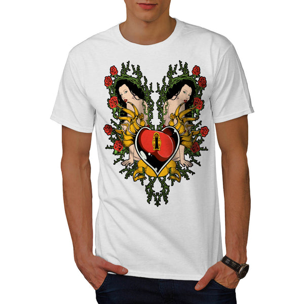 Key To My Heart Love Mens T-Shirt