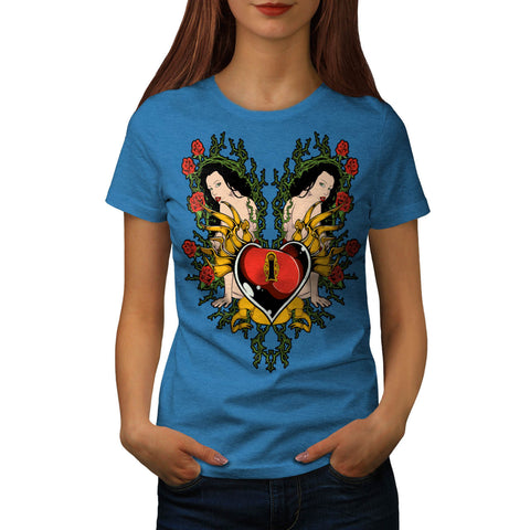 Key To My Heart Love Womens T-Shirt