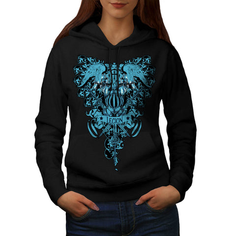 Kingdom Legion Cross Womens Hoodie