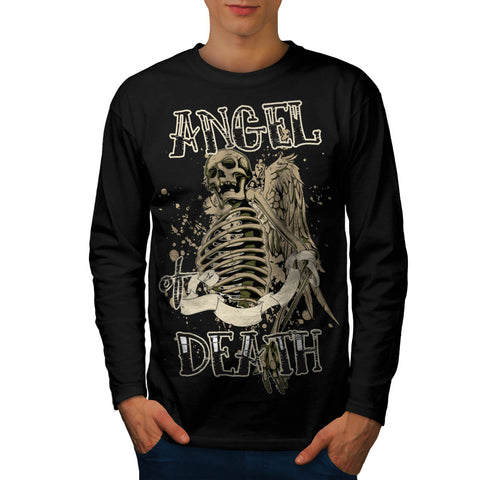 Angel Death Halo Wing Mens Long Sleeve T-Shirt