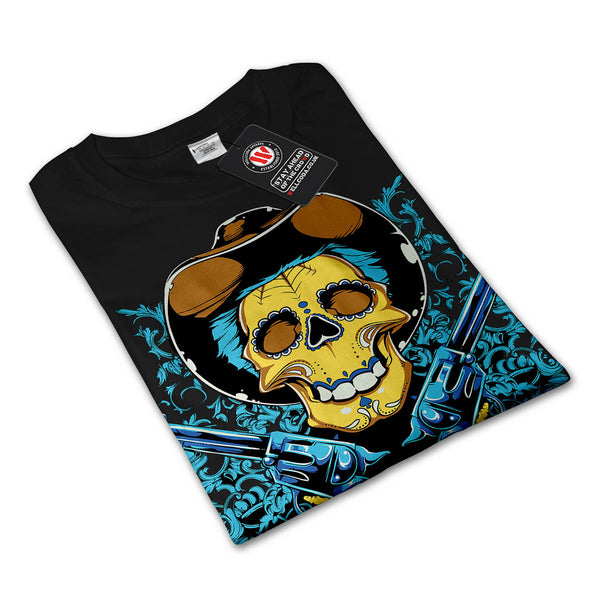 Dead Or Alive Skull Mens Long Sleeve T-Shirt