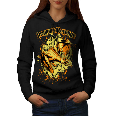 Dragon Revenge Rage Womens Hoodie