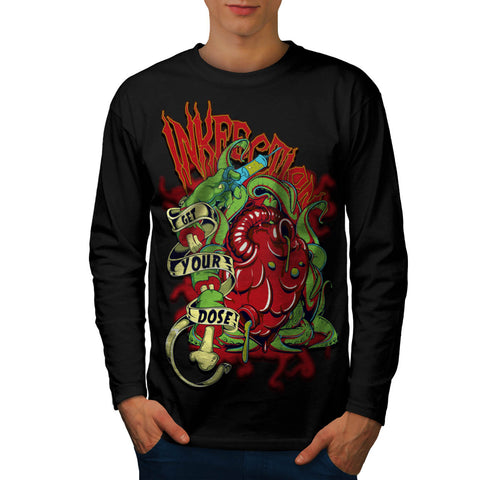 Ink Infection Tattoo Mens Long Sleeve T-Shirt