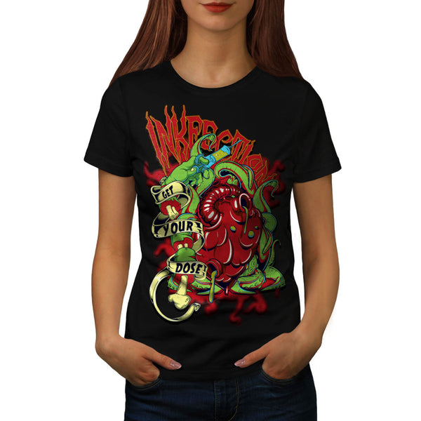 Ink Infection Tattoo Womens T-Shirt