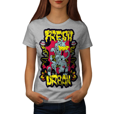 Fresh Urban Monsters Womens T-Shirt