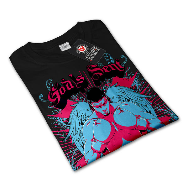 God Sent Live Fight Mens Long Sleeve T-Shirt