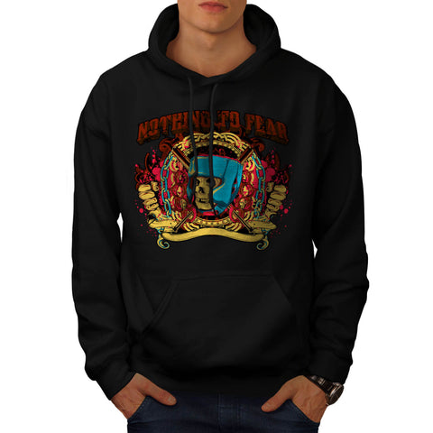 Nothing To Fear Boxer Mens Hoodie