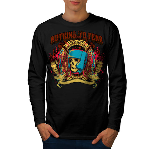 Nothing To Fear Boxer Mens Long Sleeve T-Shirt