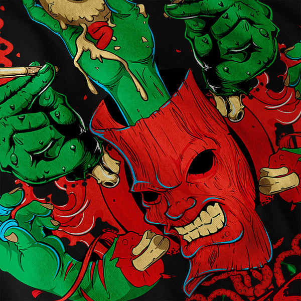 Lust Smoke Horror Eye Mens Long Sleeve T-Shirt