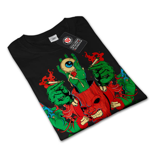 Lust Smoke Horror Eye Mens Long Sleeve T-Shirt