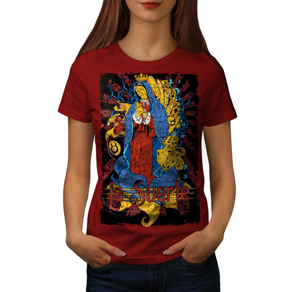Mary Magdalene Card Womens T-Shirt