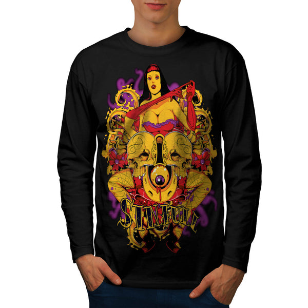 Sinfull Model Glove Mens Long Sleeve T-Shirt