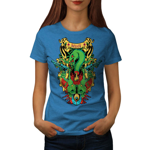 Dragon Death Honour Womens T-Shirt