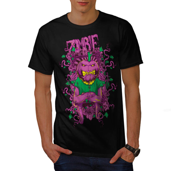 Zombie Pumpkin Ghost Mens T-Shirt