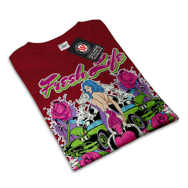 Fresh Life Motor Car Mens T-Shirt