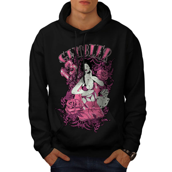 Gambler Casino Game Mens Hoodie