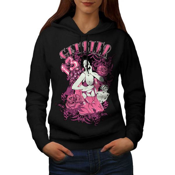 Gambler Casino Game Womens Hoodie