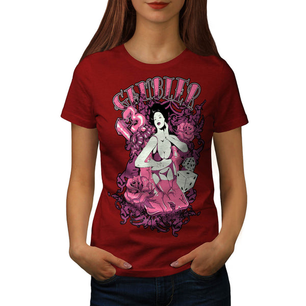 Gambler Casino Game Womens T-Shirt