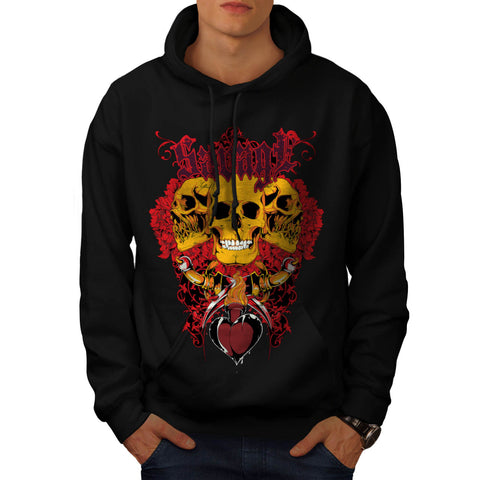 Savage Monster Death Mens Hoodie
