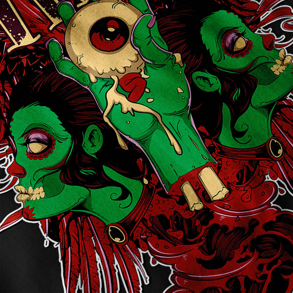 Sinful Monster Head Mens Long Sleeve T-Shirt
