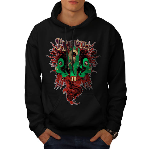 Sinful Monster Head Mens Hoodie