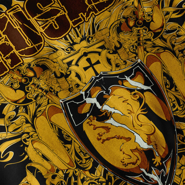 Crusader Knight Hero Mens Long Sleeve T-Shirt