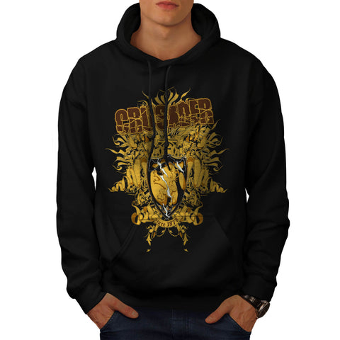Crusader Knight Hero Mens Hoodie