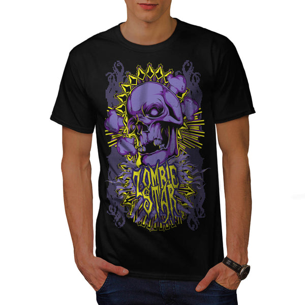 Monster Zombie Star Mens T-Shirt