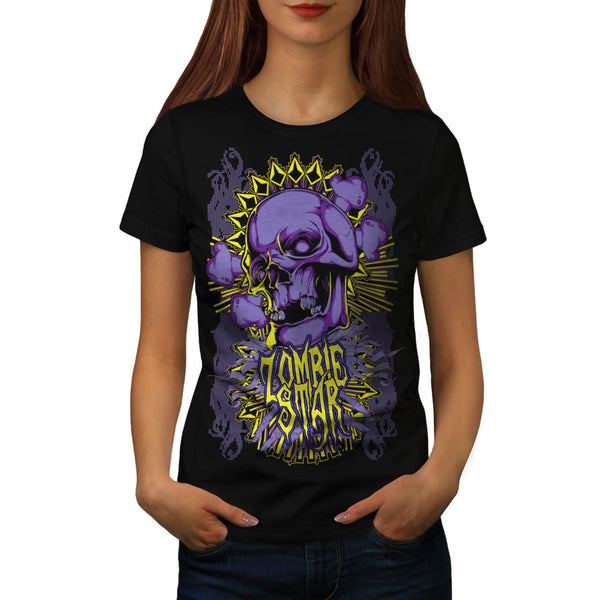 Monster Zombie Star Womens T-Shirt