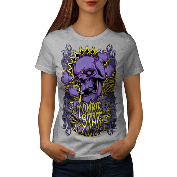 Monster Zombie Star Womens T-Shirt