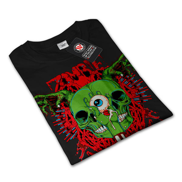 Monster Zombie Evil Mens Long Sleeve T-Shirt
