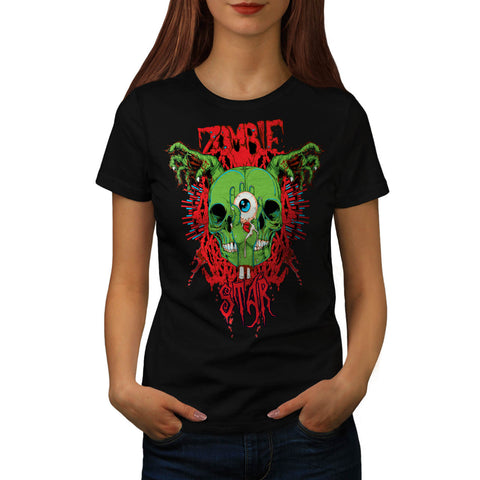 Monster Zombie Evil Womens T-Shirt