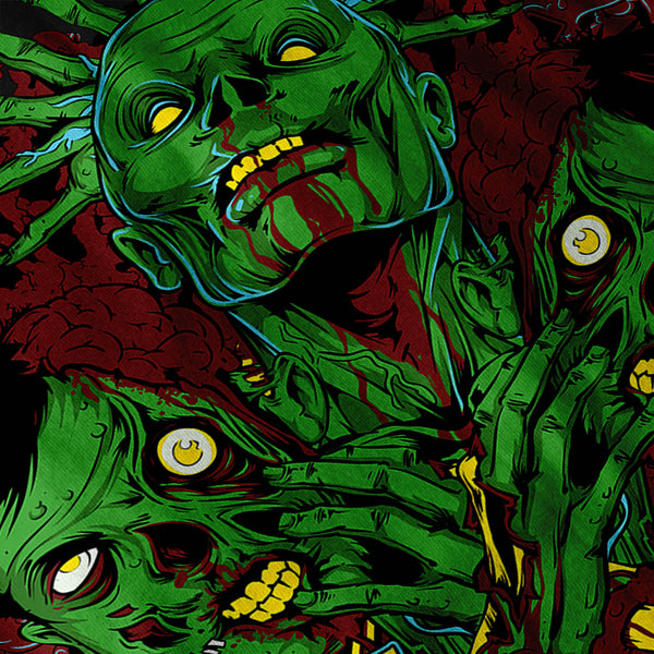Monster Zombie Star Mens Long Sleeve T-Shirt
