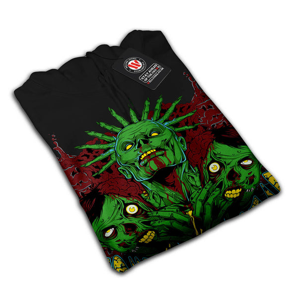 Monster Zombie Star Mens Hoodie